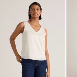 NWOT Quince Washable Stretch Silk Tank